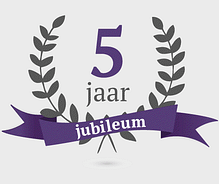 5 jaar jubileum